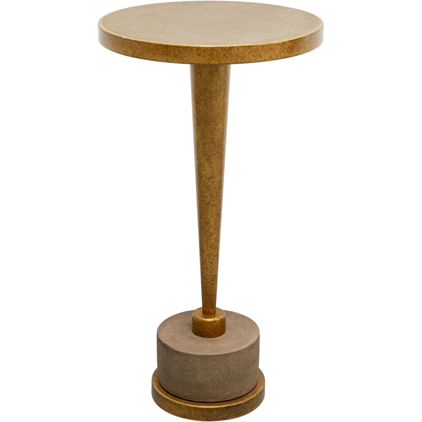 Приставной стол Coney Brass Ø30cm KARE 70268