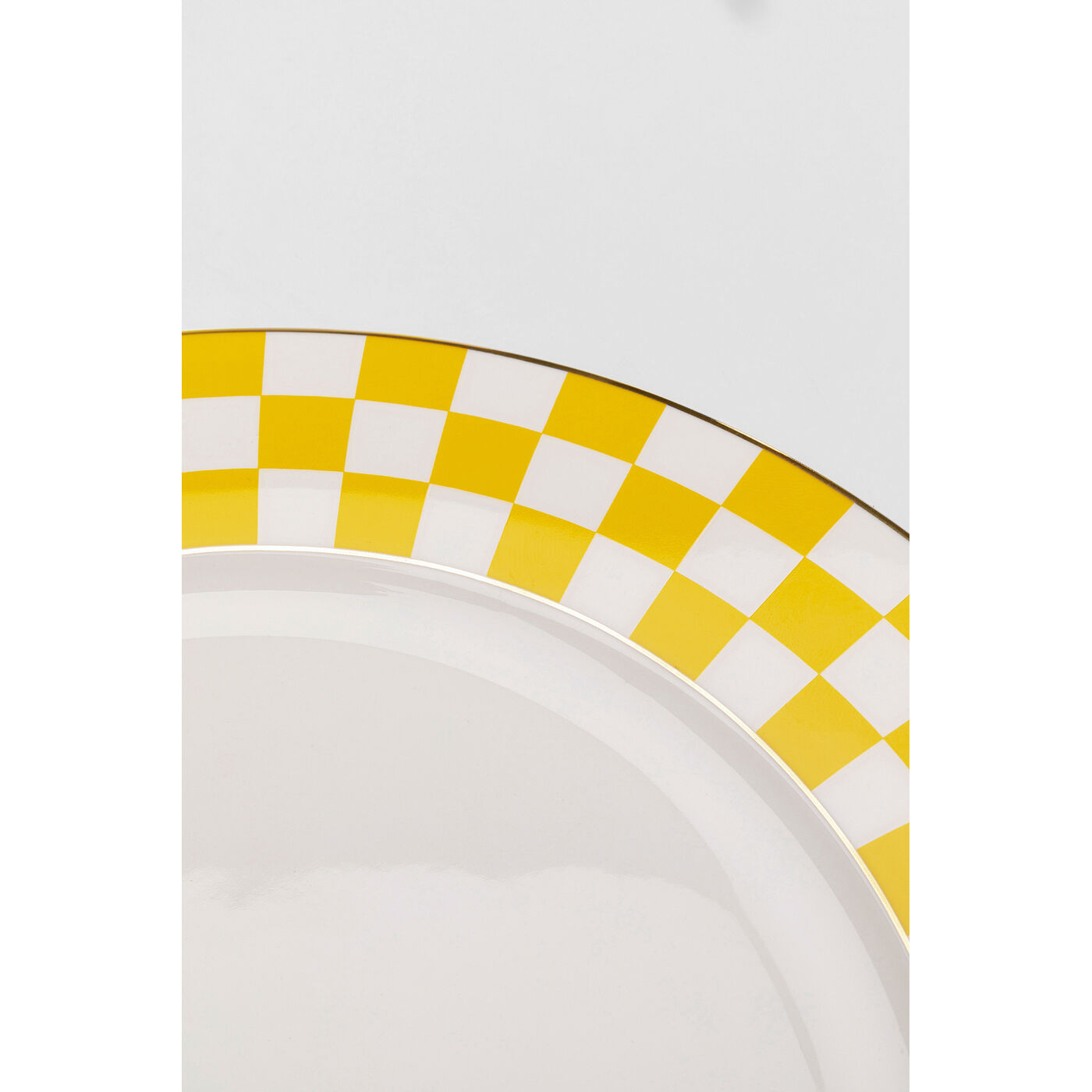 Тарелка Harlequin Yellow Ø27cm KARE 56988