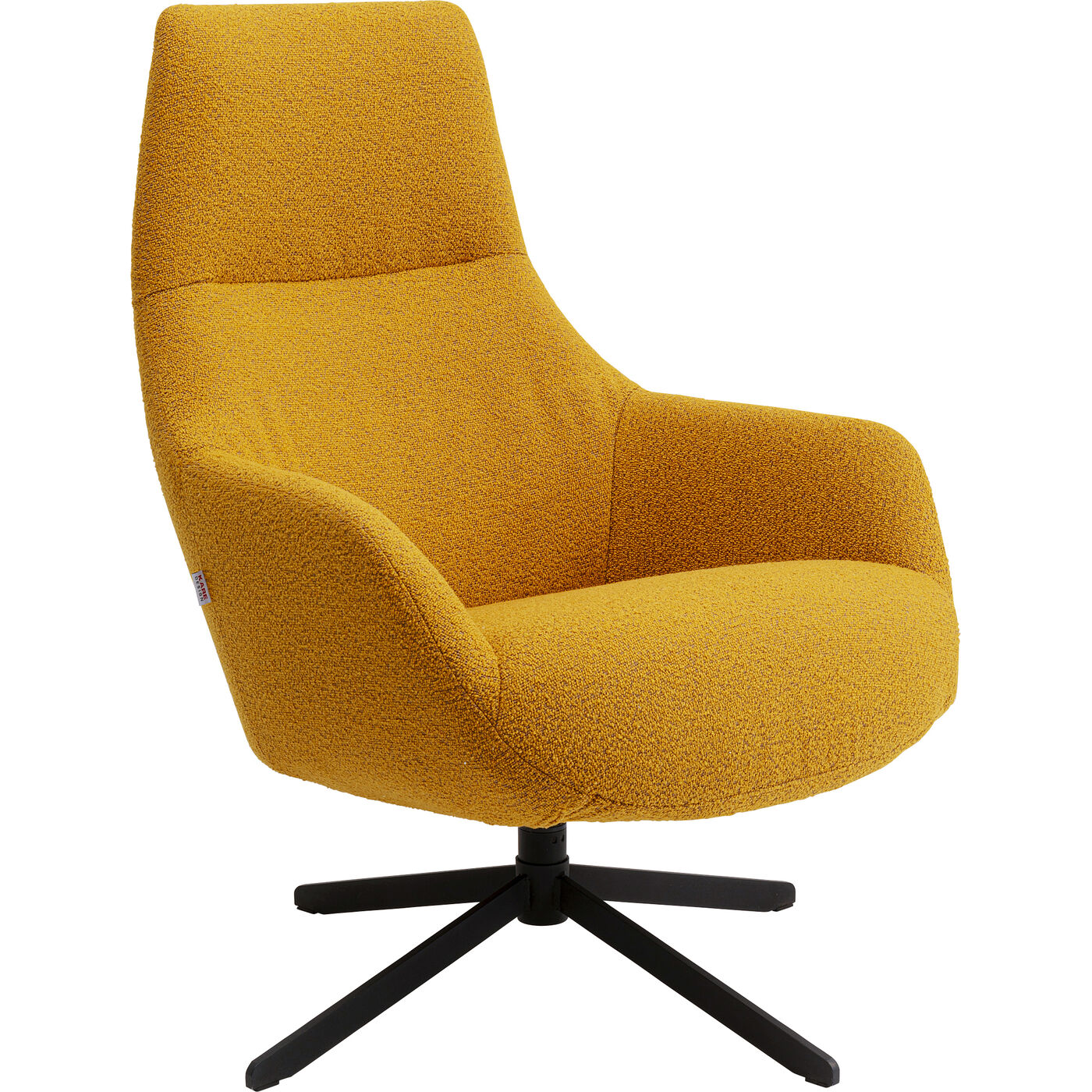 Кресло вращающееся Mimi Yellow KARE 70687