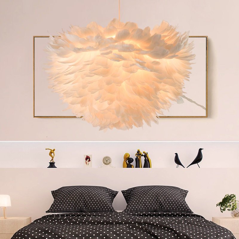 Люстра FEATHERS D40 Gray by ImperiumLoft