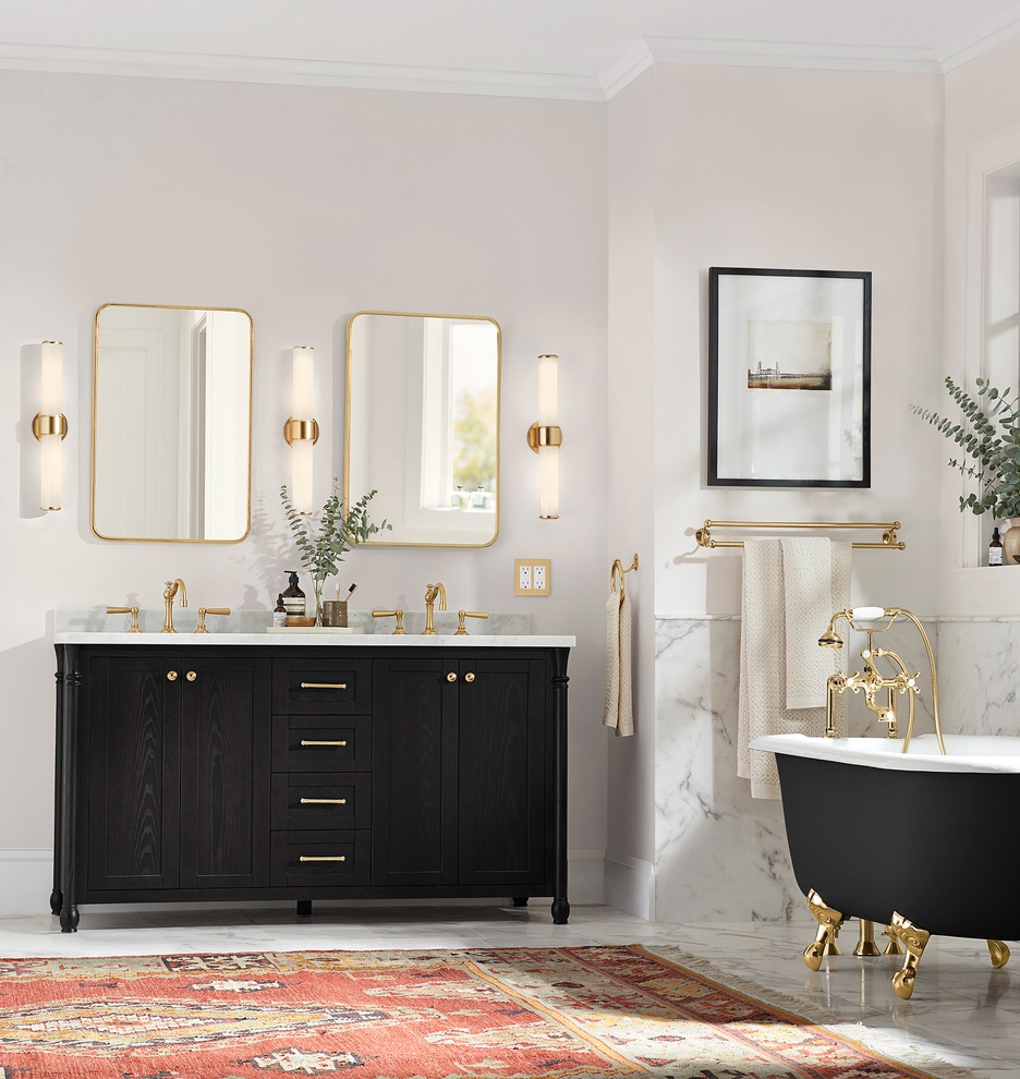Smart M Gold Зеркало в тонкой раме Smal Art-Zerkalo SM006GL