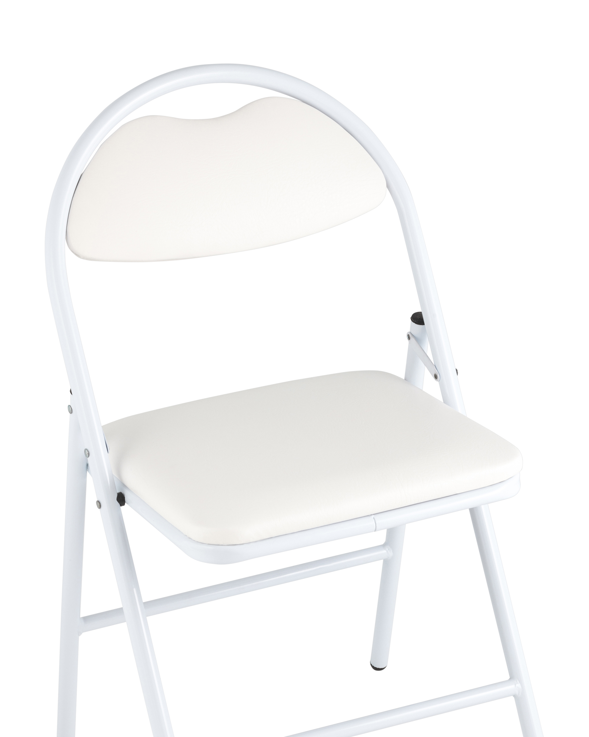 Стул складной Hagen экокожа белый каркас белый Stool Group