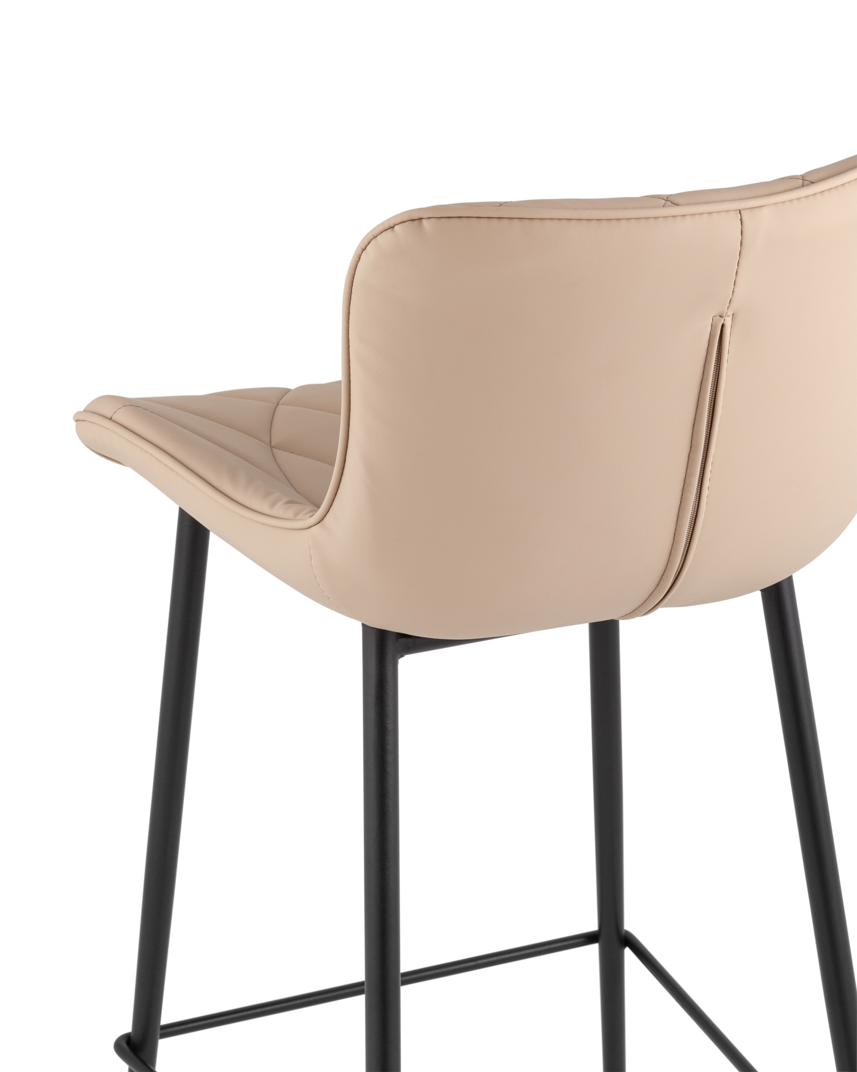Стул барный Vault экокожа бежевый Stool Group