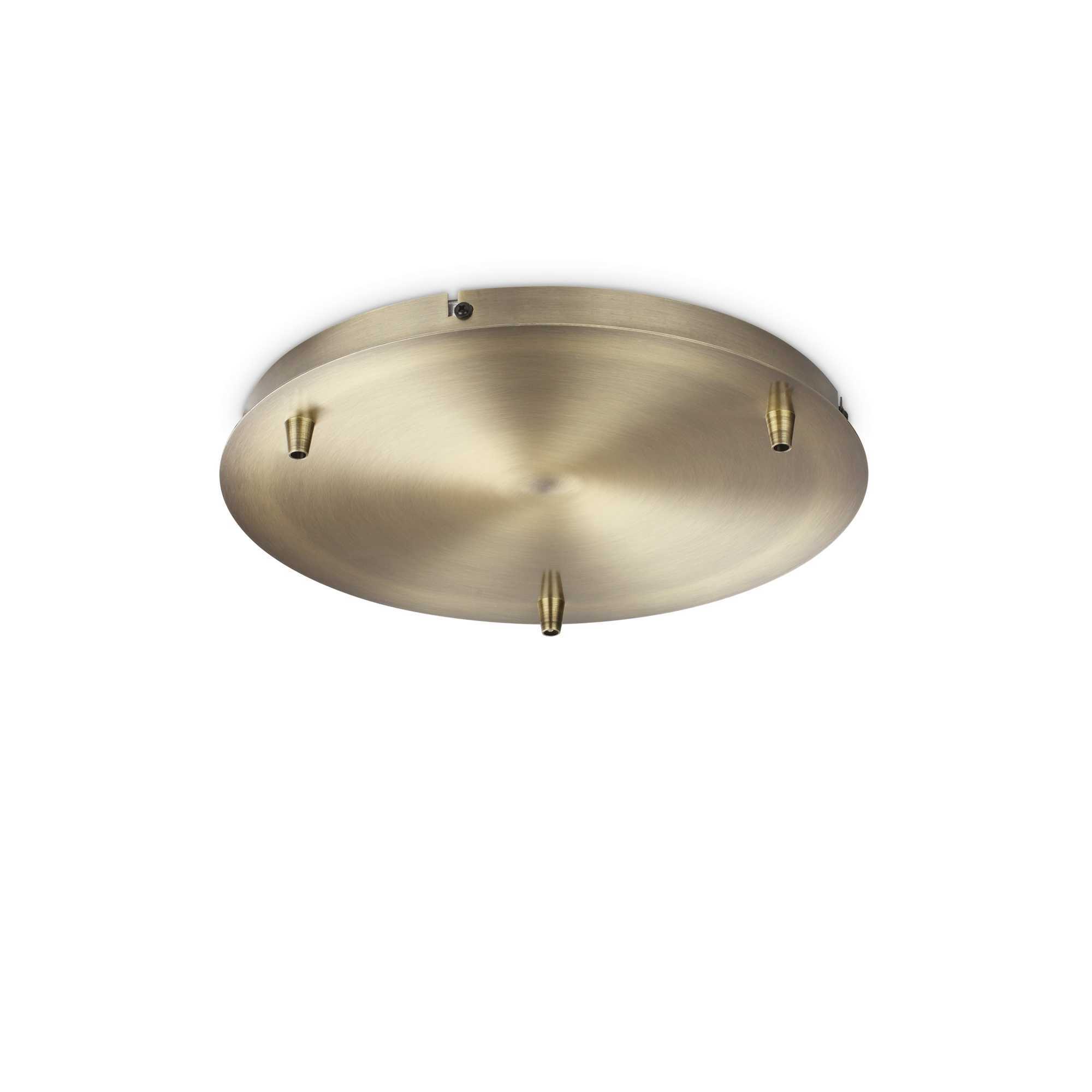 потолочное крепление Ideal Lux ROSONE STANDARD 3 LUCI OTTONE BRUNITO 285610