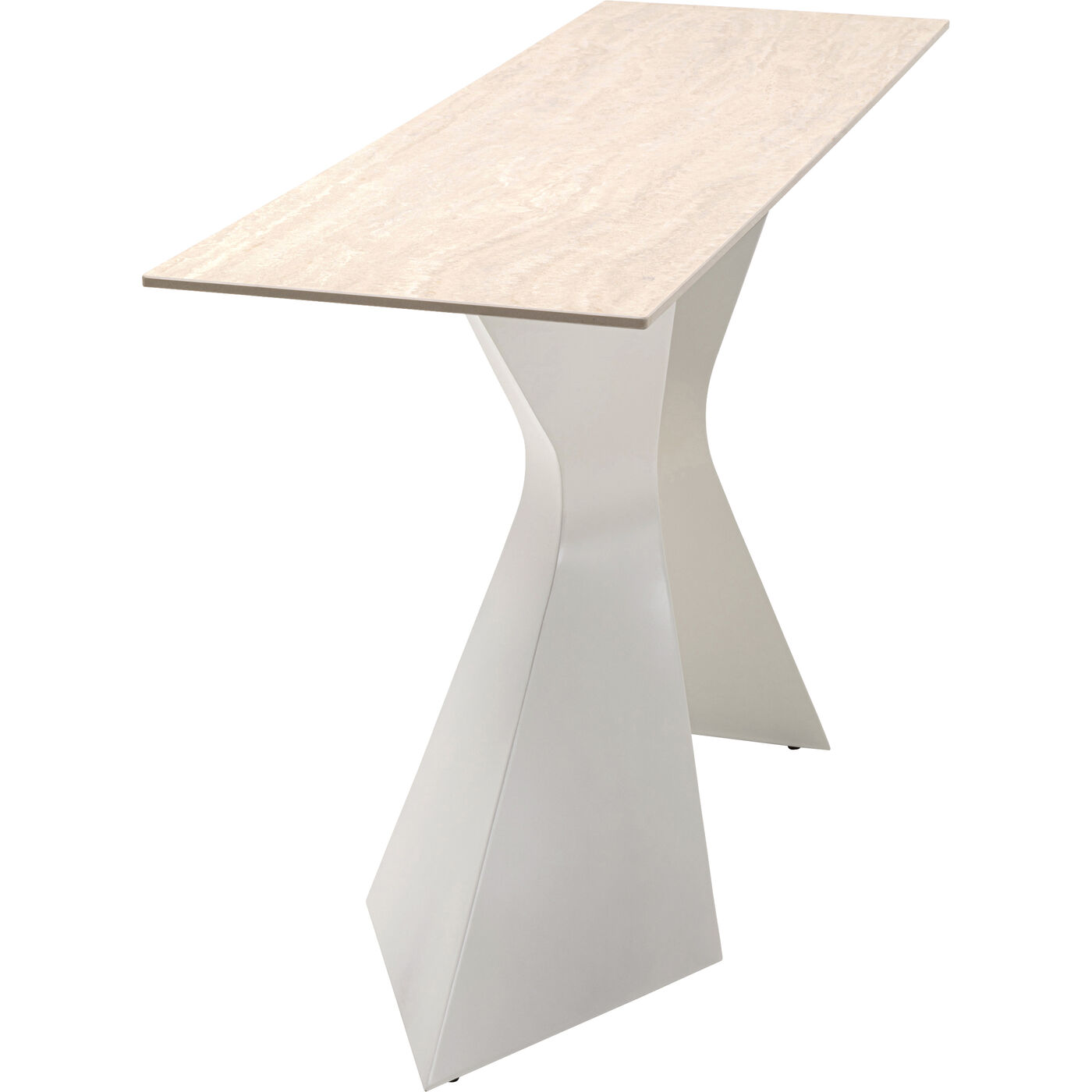 Консоль Gloria Travertin Greige 140x81cm KARE 71185
