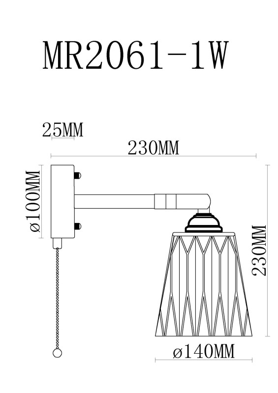 Бра MyFar MR2061-1W