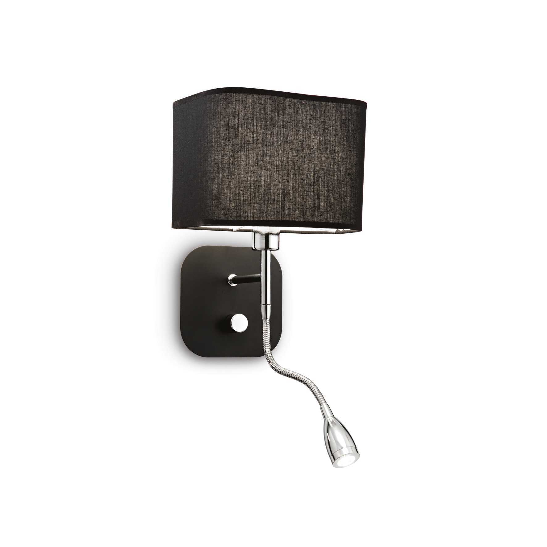 Настенный светильник Ideal Lux HOLIDAY AP2 NERO 124179