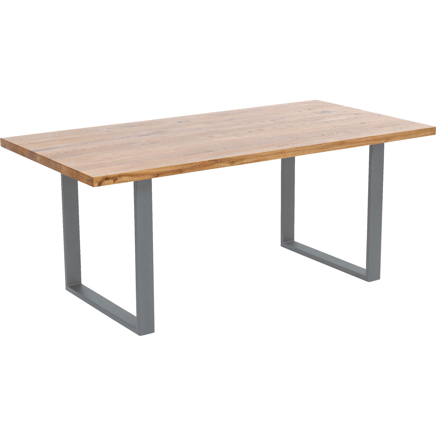 Стол Jackie Oak GK Crude Steel 200x100 см KARE 84524