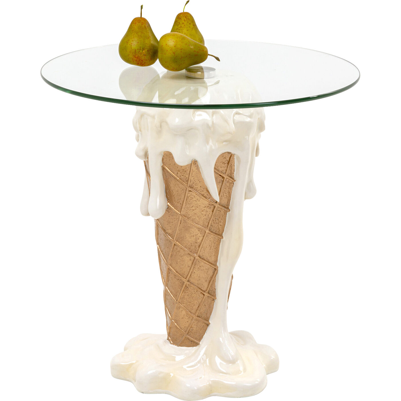 Стол приставной Ice Cream Vanilla Ø48cm KARE 71038