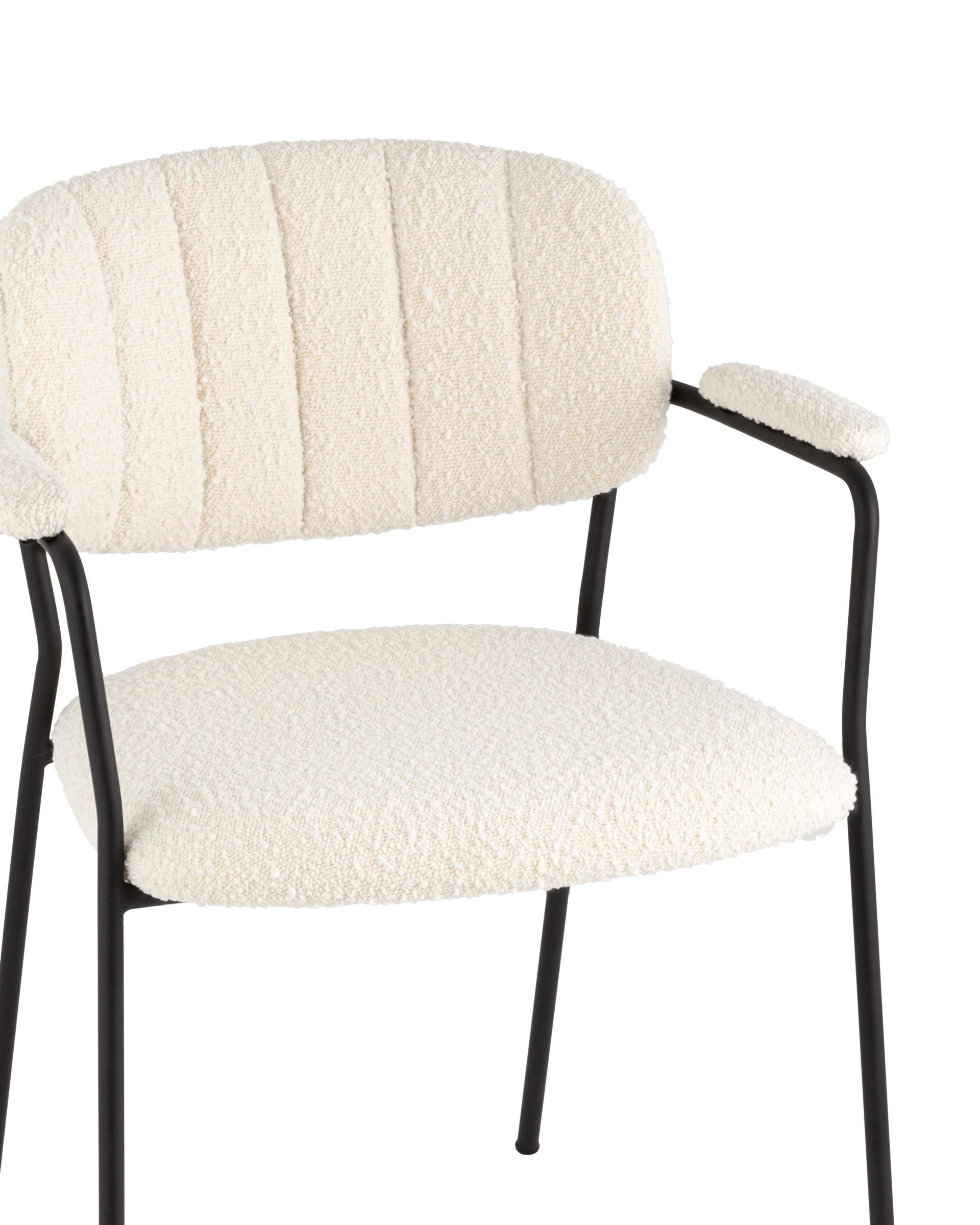 Стул Кэрол букле белый Stool Group