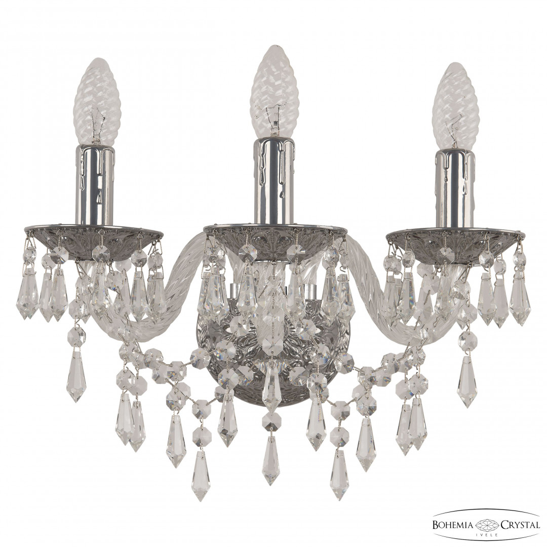 Бра хрустальные AL16303B/3/141 CG Bohemia Ivele Crystal