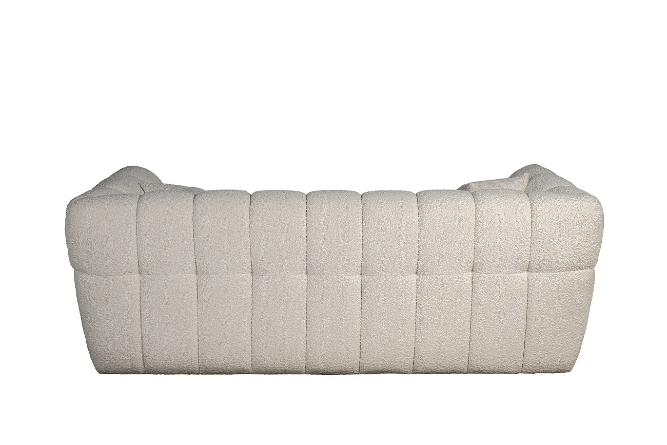 Диван двуестный букле белый Garda Decor ZW-26802