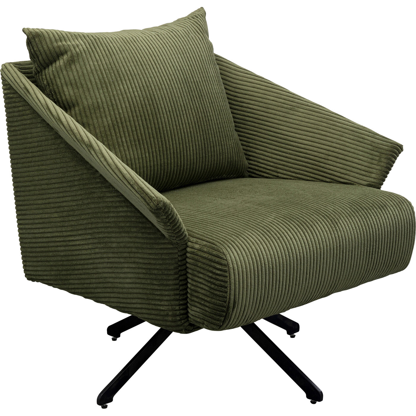 Кресло вращающееся Milo Green KARE 87838