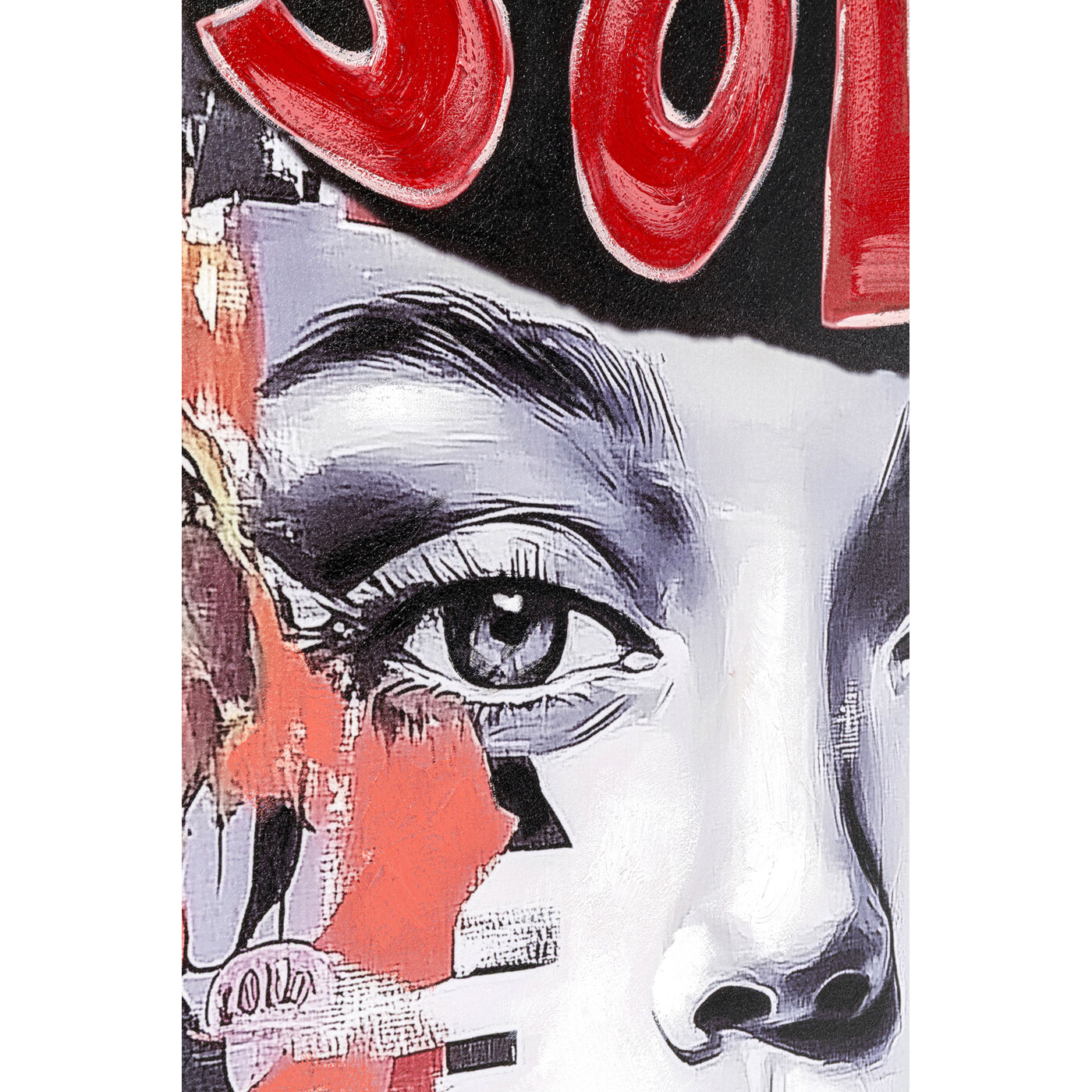 Картина в раме Seventies Collage 50x40cm KARE 57834