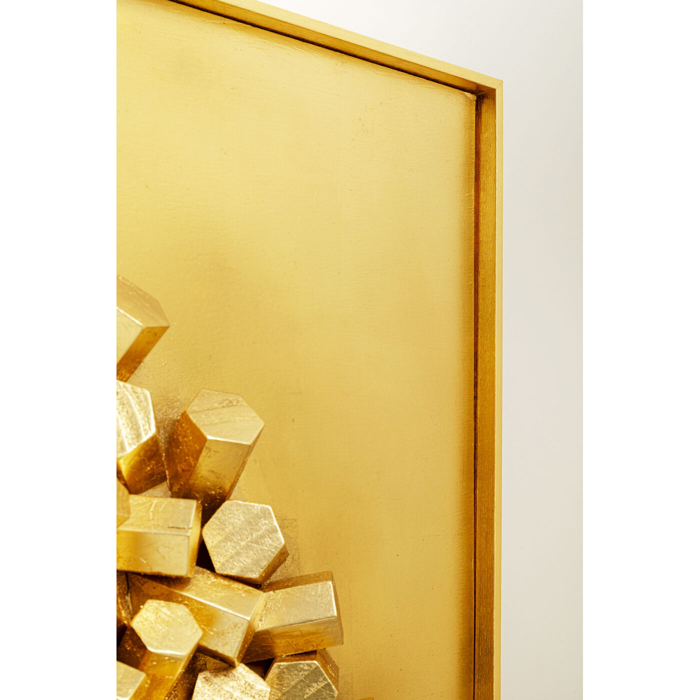 Панно настенное Mikado Gold 120x120 см KARE 56230
