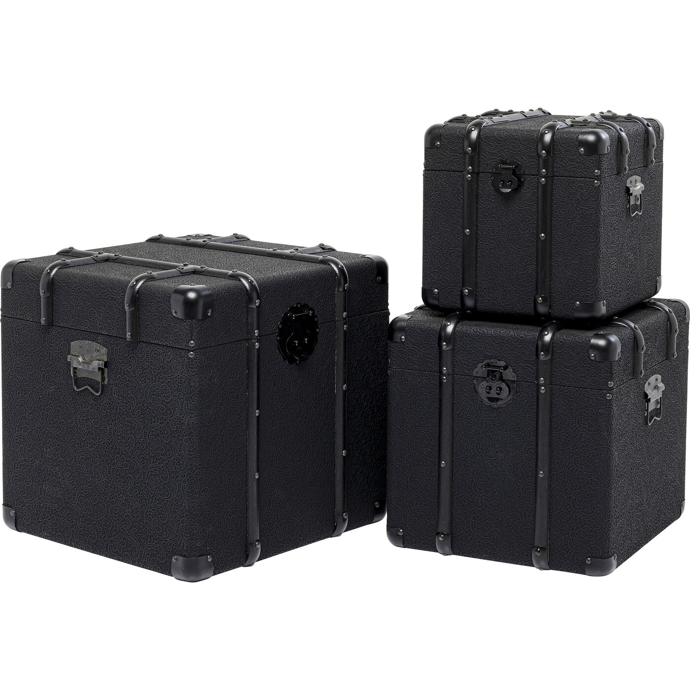 Сундук Voyage Black (3 шт) KARE 87913