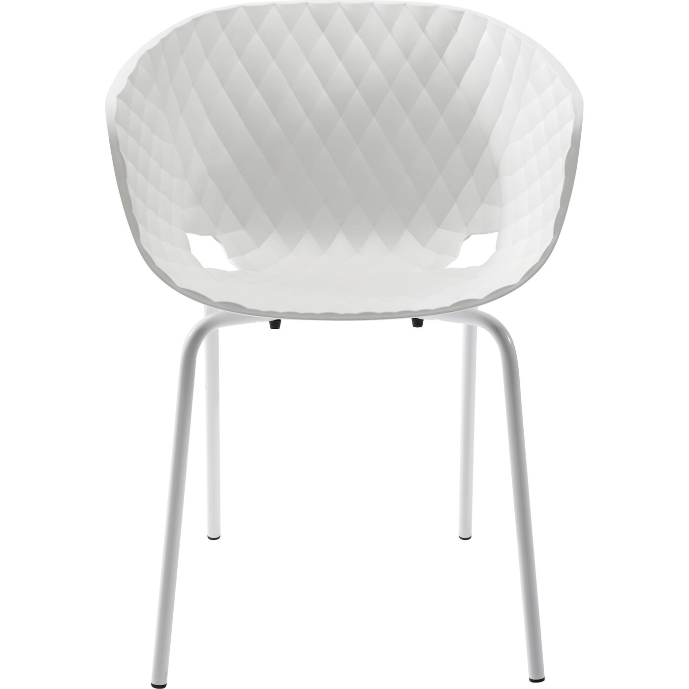 Стул с подлокотниками Radar Bubble White KARE 79073