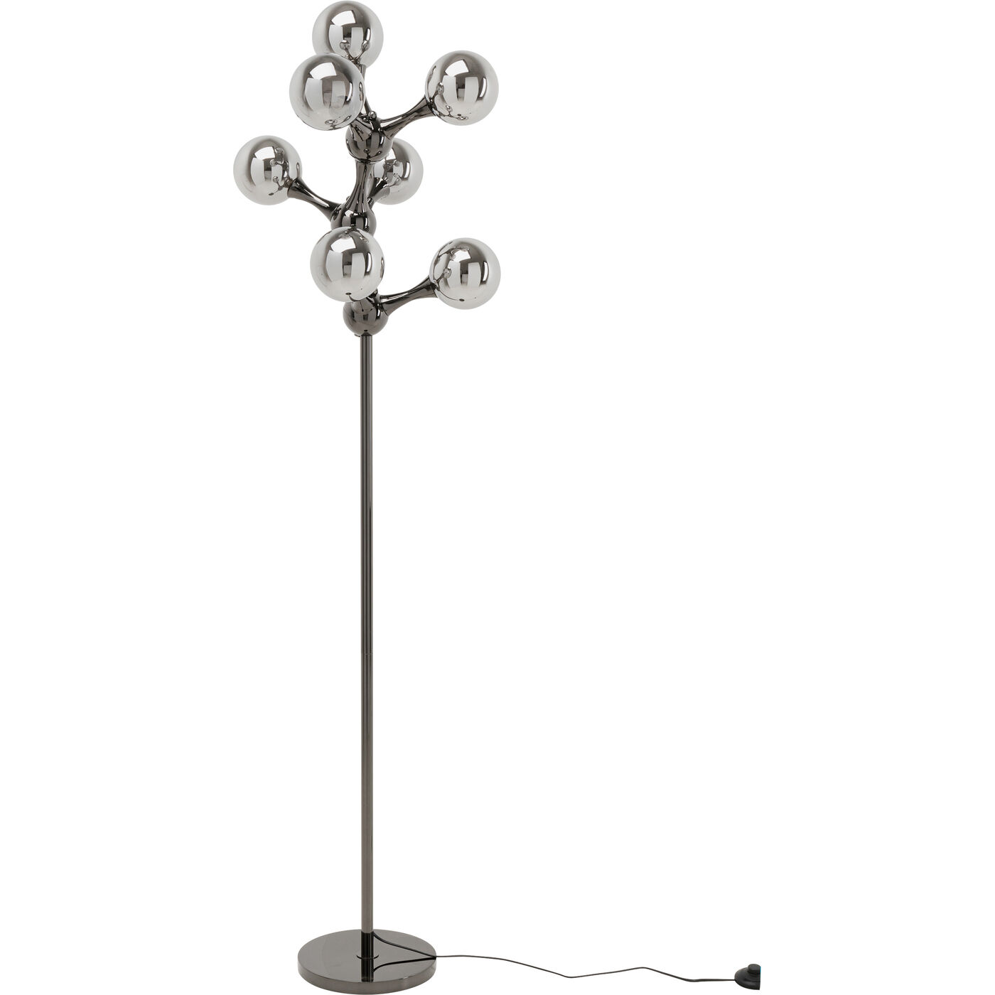 Светильник напольный Atomic Balls Smoke 174cm KARE 57188