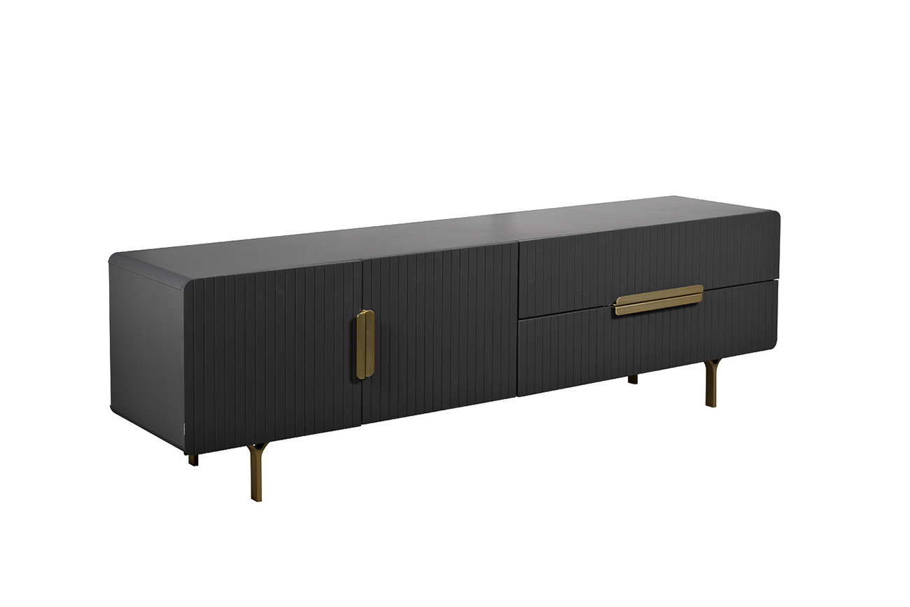 Тумба под телевизор серая Garda Decor 40AD-CB0006A