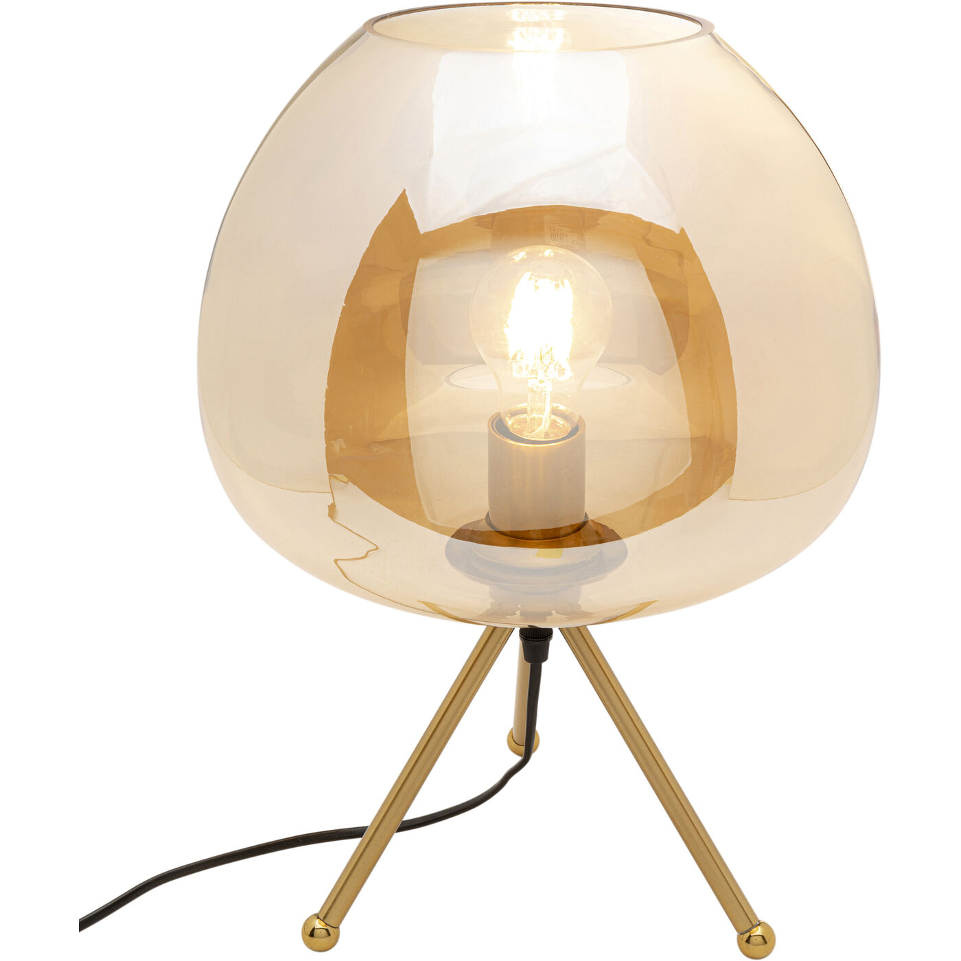 Светильник настольный Sphere Amber 43cm KARE 56697