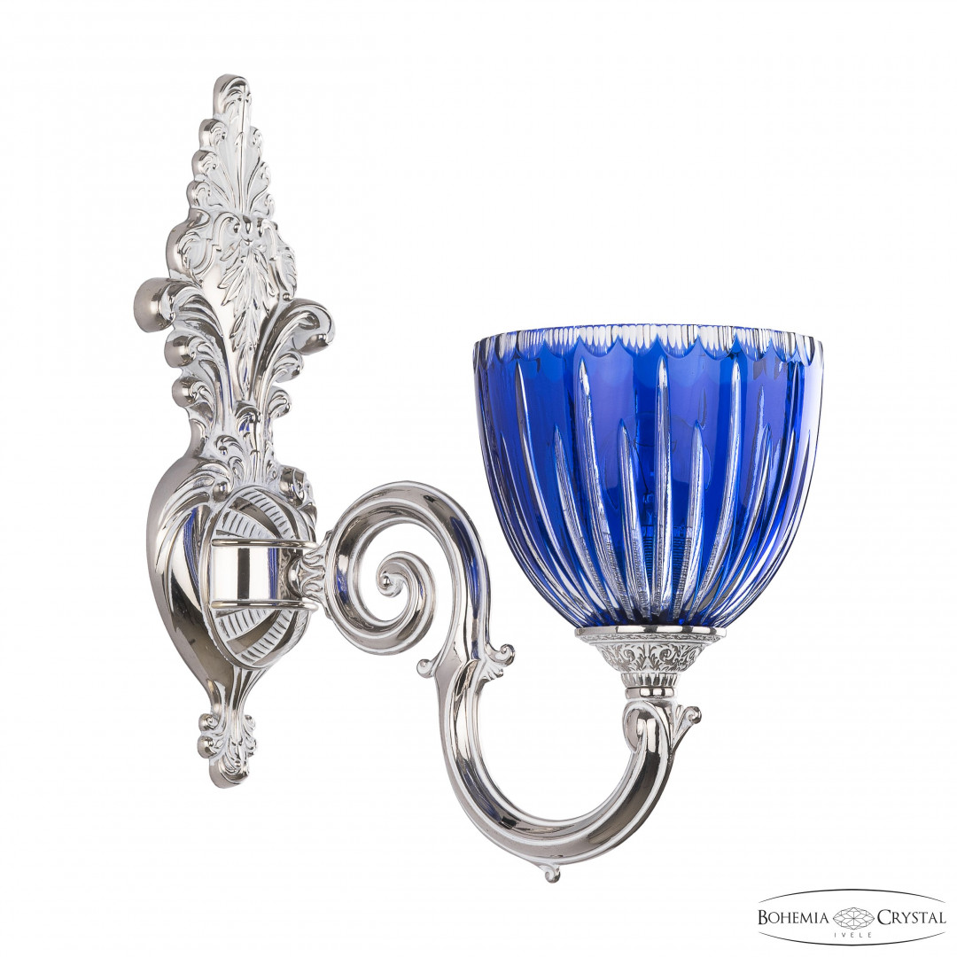 Бра бронзовые с хрусталём 7203B14/1/175 NW P1 U Clear-Blue/H-1I