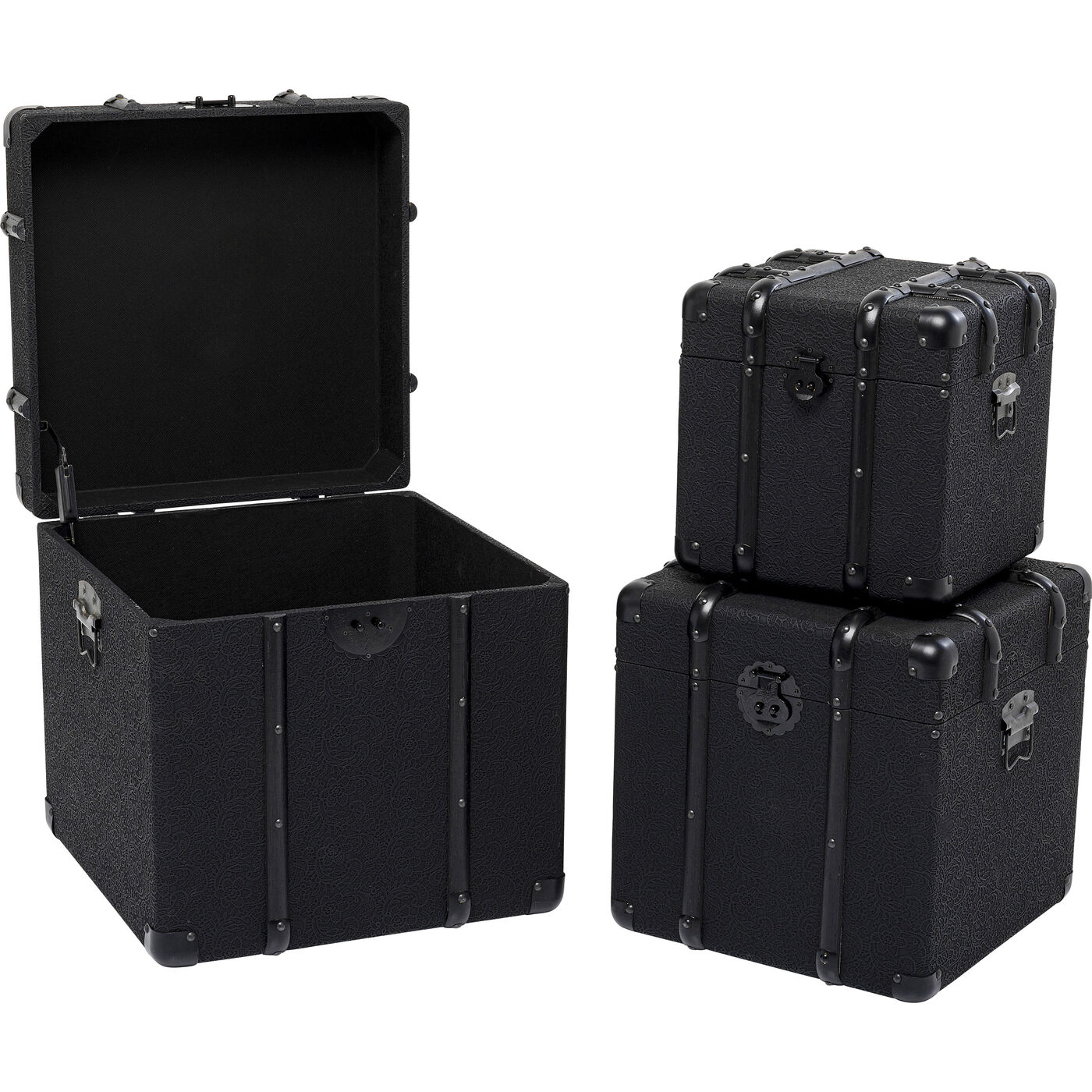 Сундук Voyage Black (3 шт) KARE 87913