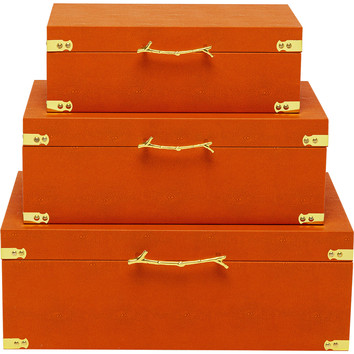 Шкатулка Noah Orange (3 шт) KARE 56259