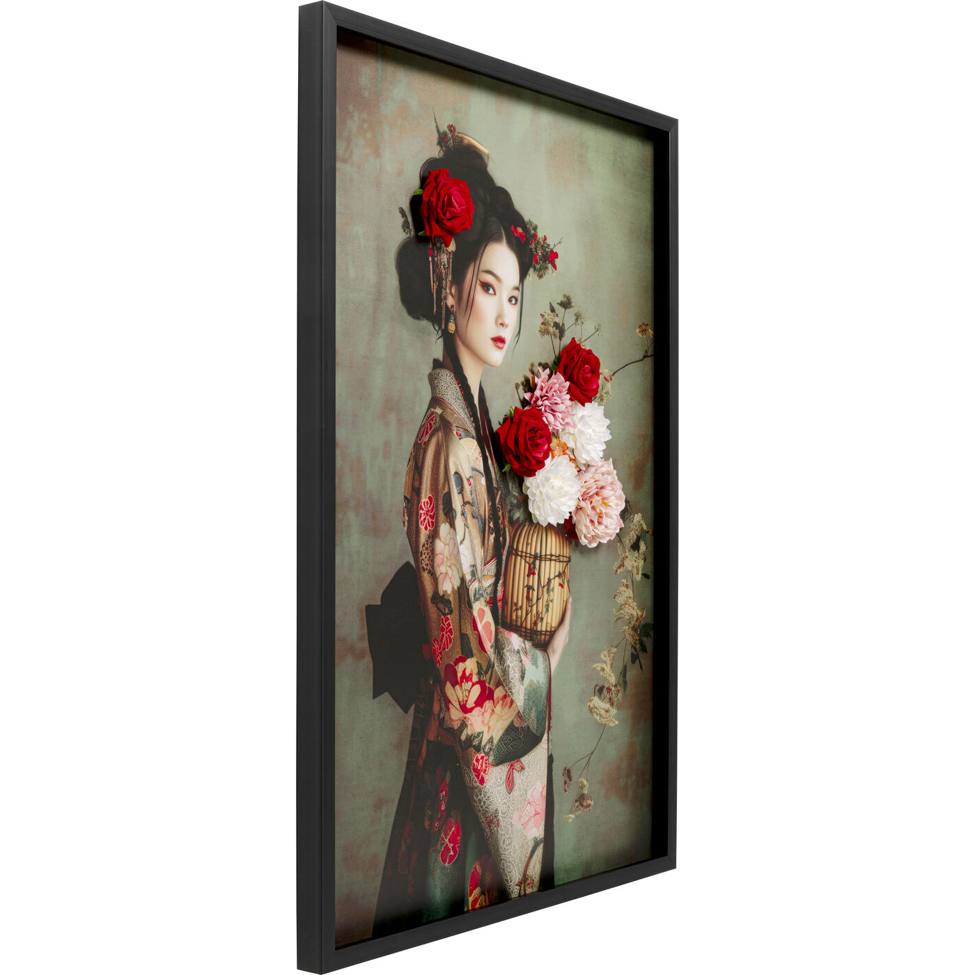 Картина на холсте Kimono Girl 84x124cm KARE 58007