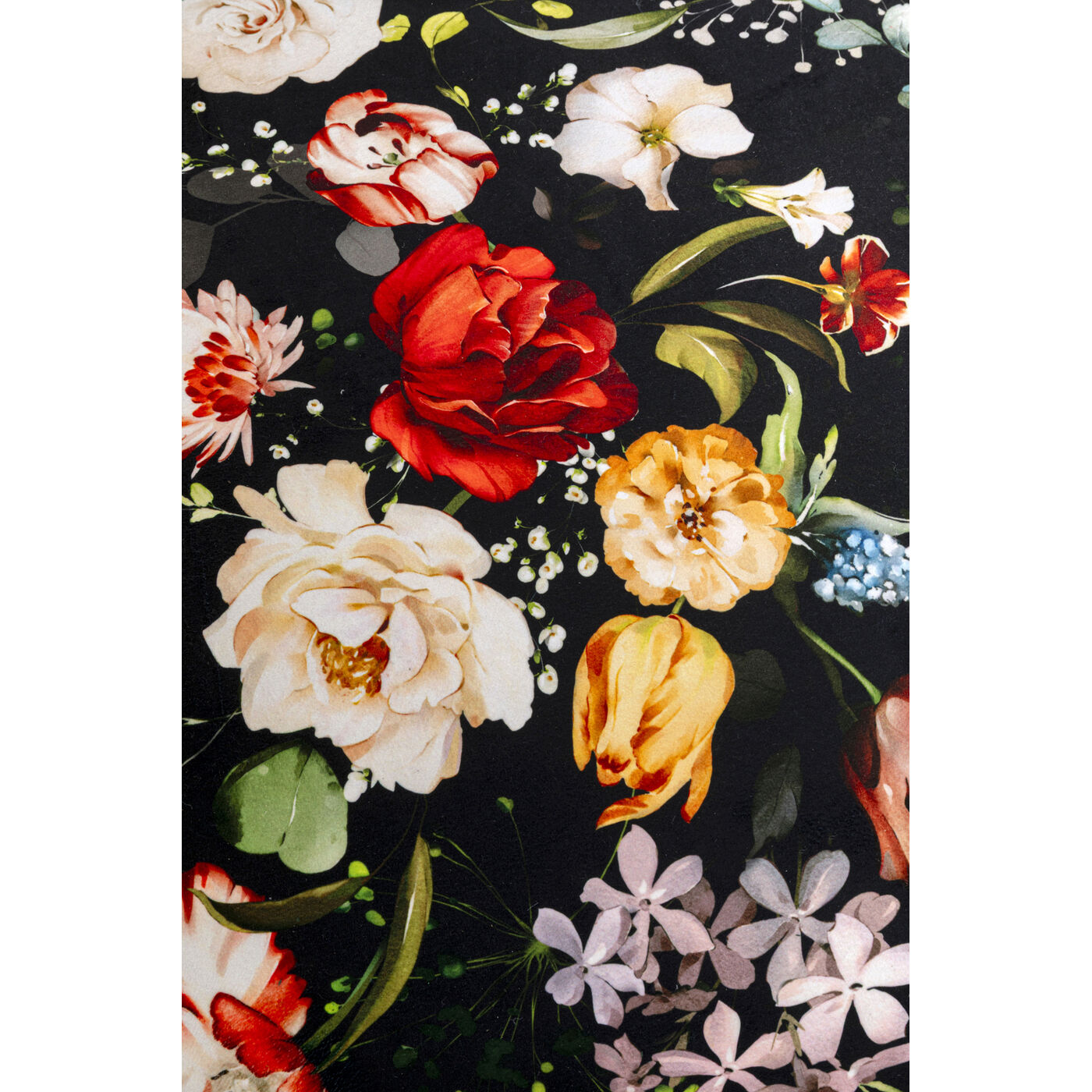 Диван Wonder Flowers Black 200cm KARE 71390