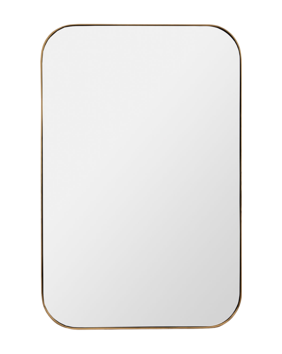 Золотое настенное зеркало Олни Louvre Home DWM030824PND
