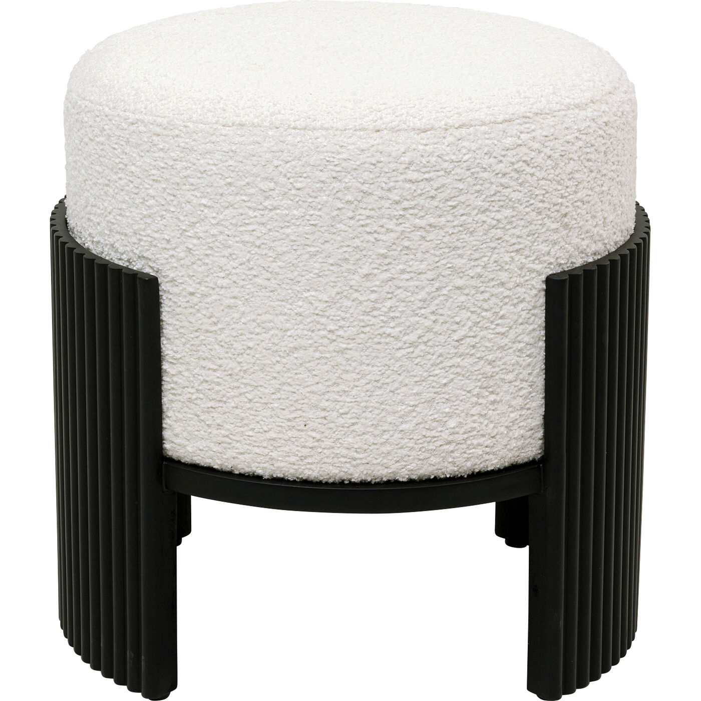Пуф Samu Black Ø43cm KARE 70934