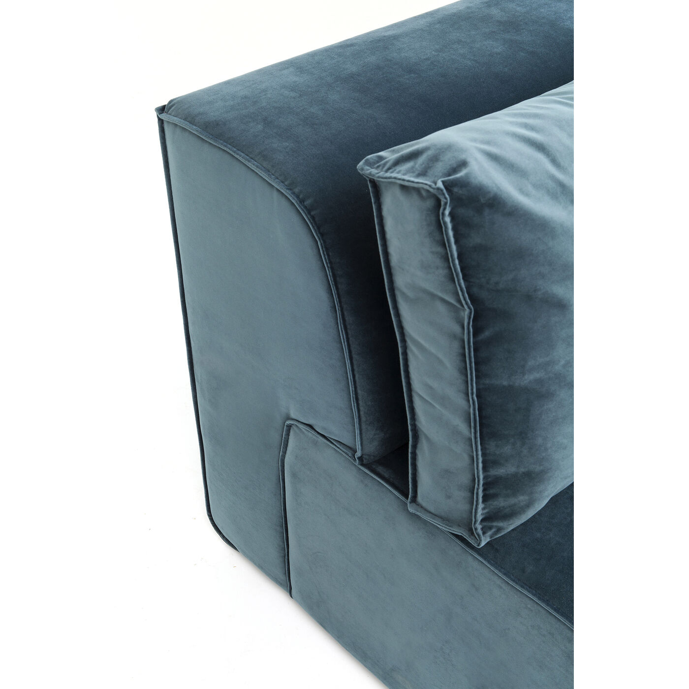 Диван угловой правосторонний Infinity Velvet Ocean Right KARE 83647