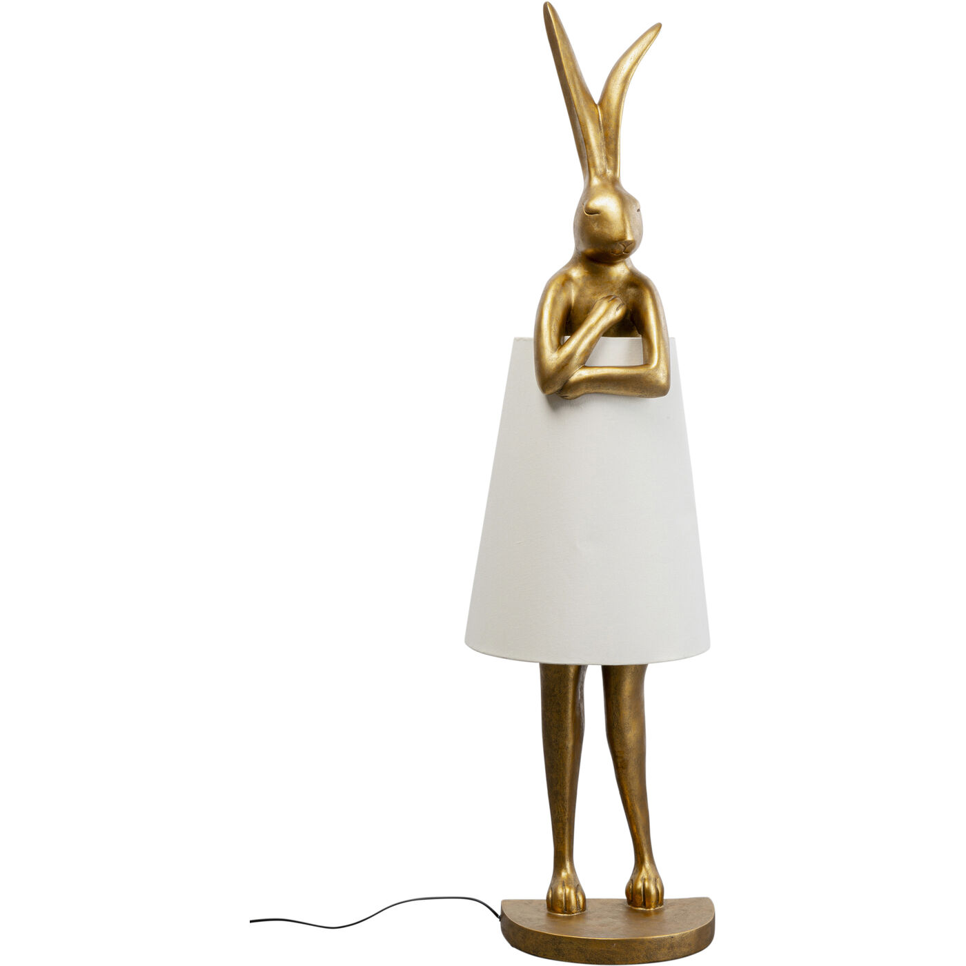 Светильник напольный Animal Rabbit Gold/White 150 см KARE 56129
