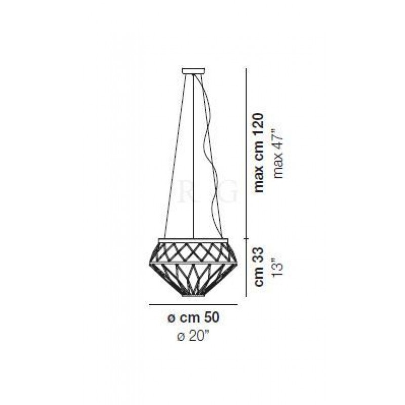 Люстра Vistosi STARNET SP DIAMANTE 50
