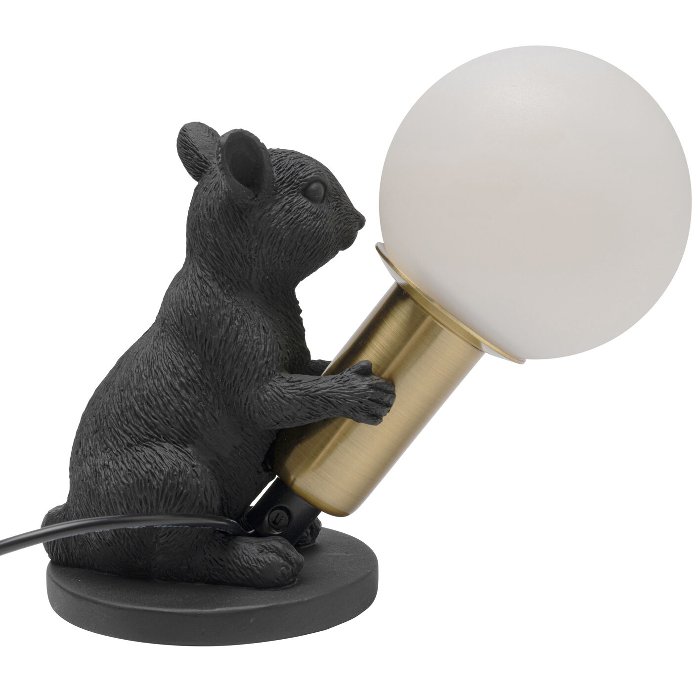 Светильник настольный Animal Chipmunk Black 12cm KARE 56666