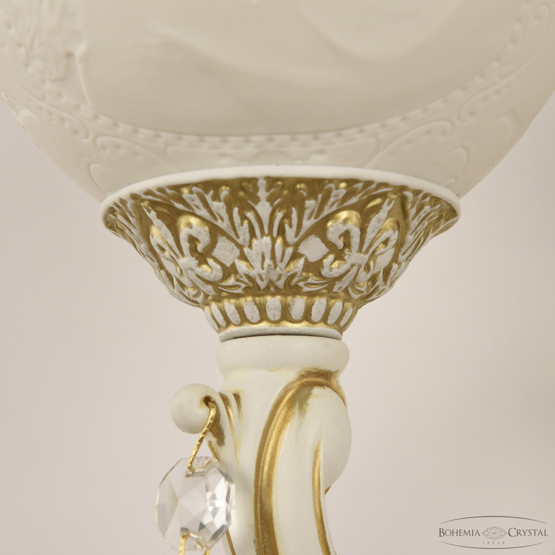 Бра с костяным фарфором AL7801B10/2/175 A WMG P1 U Angel Bohemia Ivele Crystal