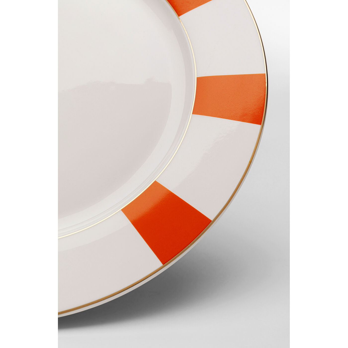 Тарелка Harlequin Orange Ø27cm KARE 56989