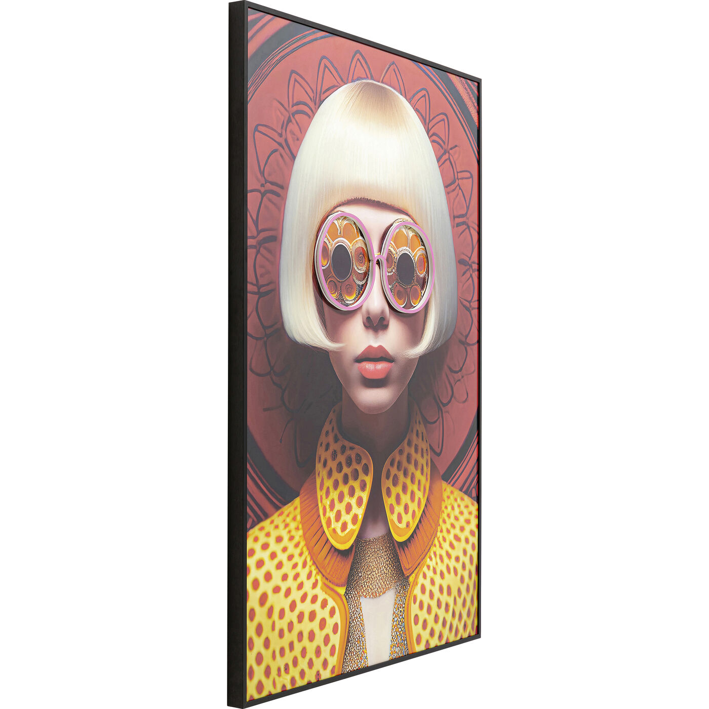 Картина Fancy Blonde Lady LED 120x80cm KARE 56580