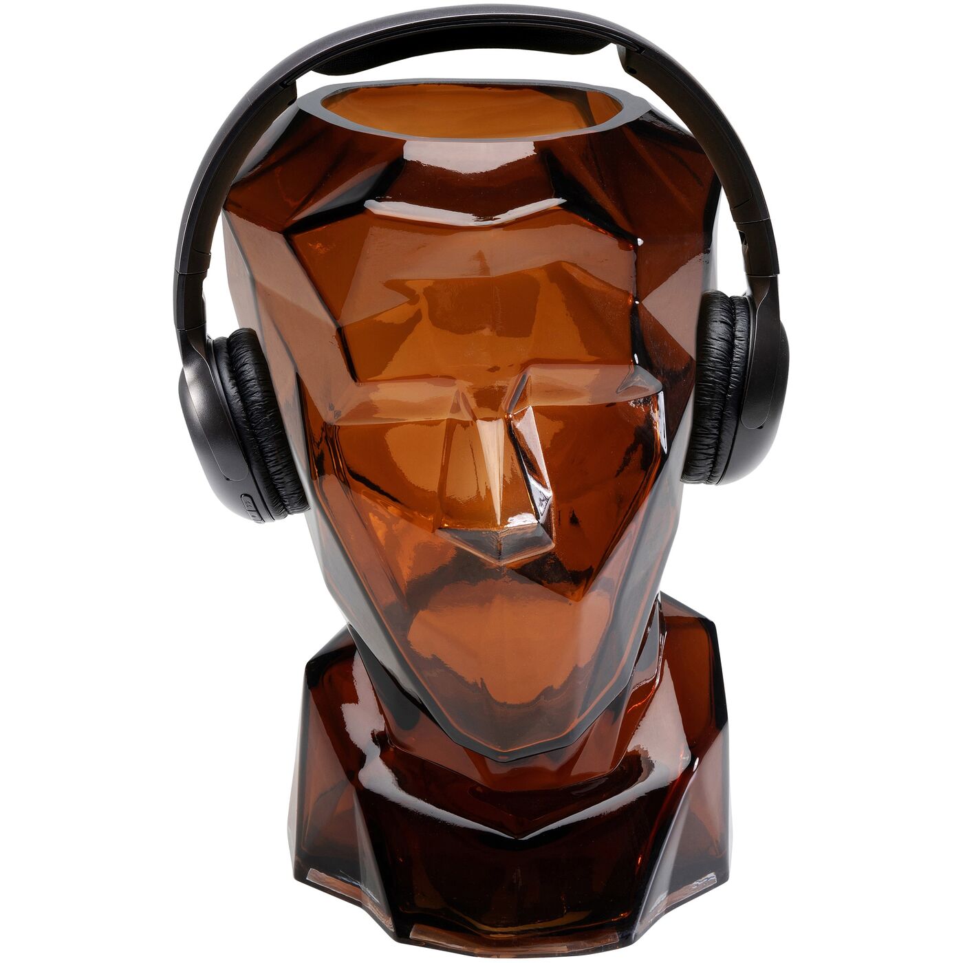 Ваза Prisma Face Brown 30 см KARE 56189
