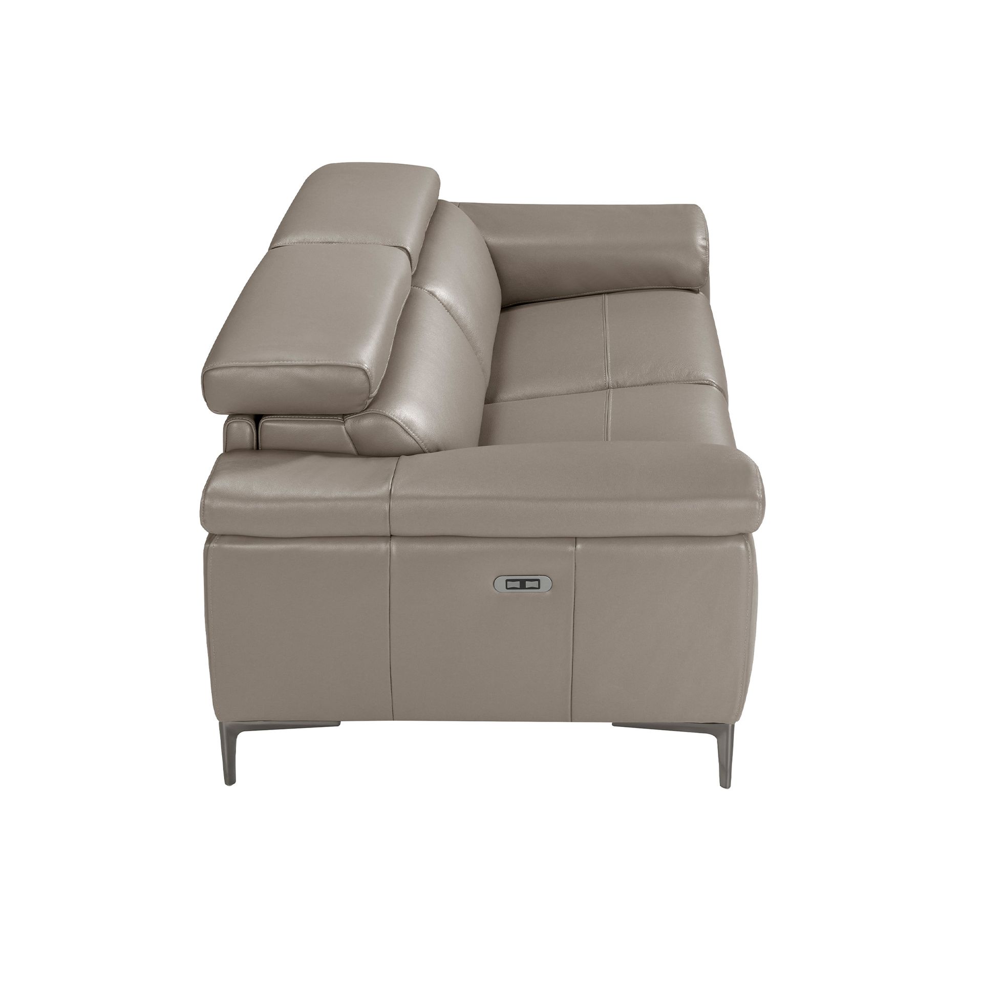 2-х местный диван 6121/5320-2P с обивкой из кожи и механизмом relax Angel Cerda