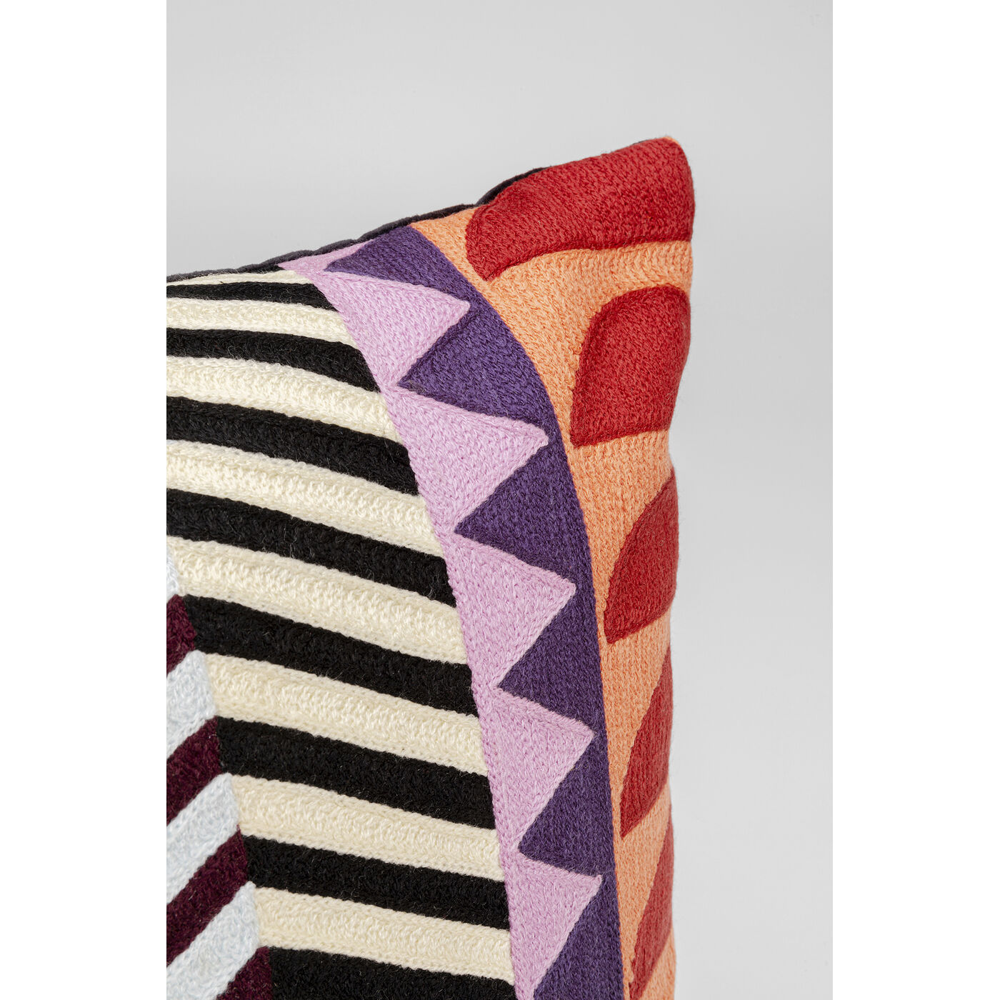 Подушка Colour Block Zig Zag 45x45cm KARE 57270