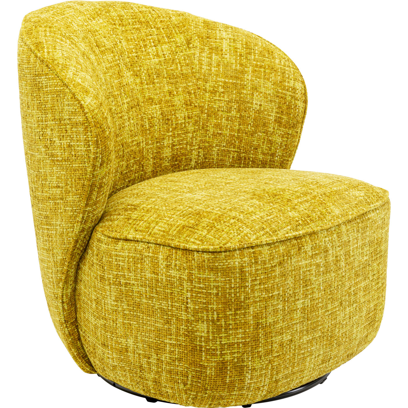 Кресло вращающееся Ellie Yellow KARE 70547
