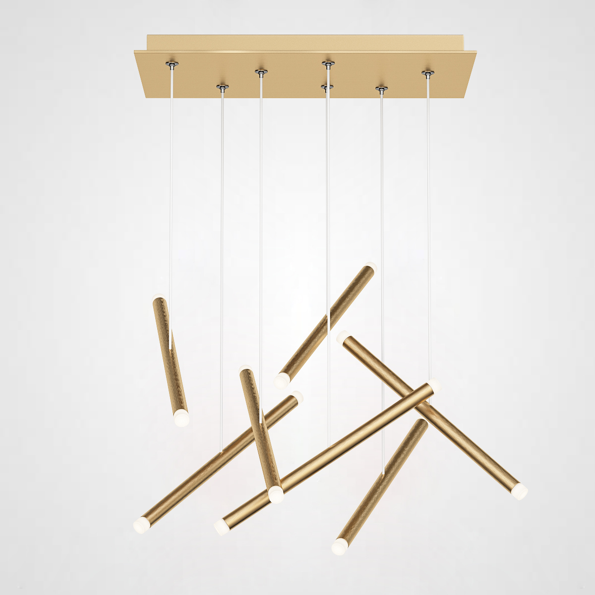 Люстра Dutti D0068 LED Chandelier Modern 7 Gold by ImperiumLoft