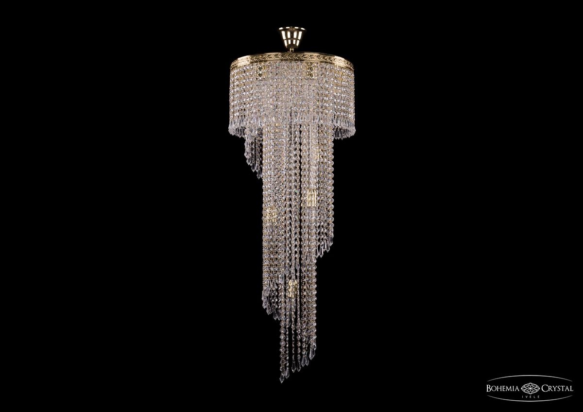 Люстра спираль хрустальная 8311/40-100 G Bohemia Ivele Crystal