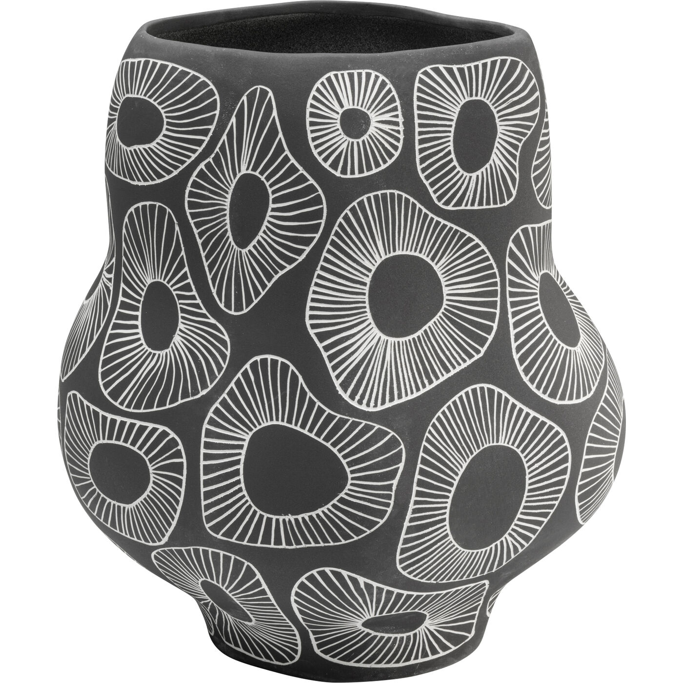 Ваза Anemone Grey 33cm KARE 57499