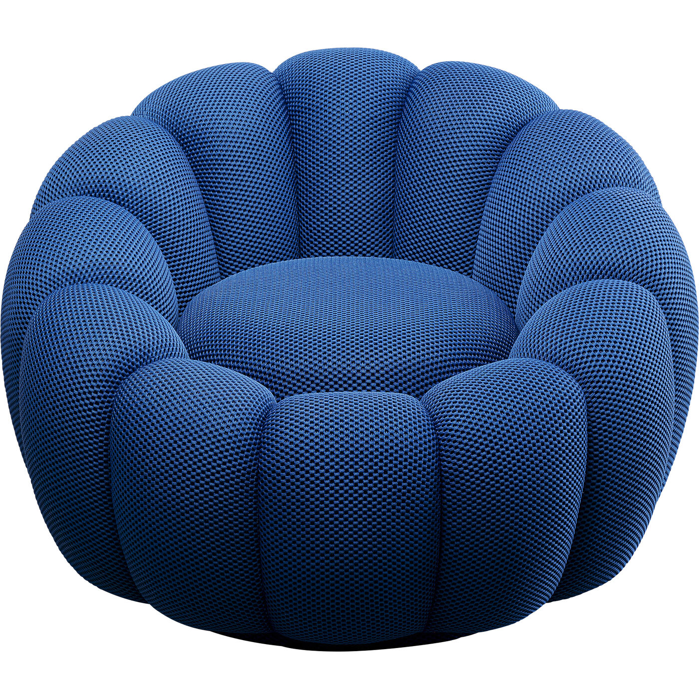 Кресло вращающееся Peppo Bloom Blue KARE 87774