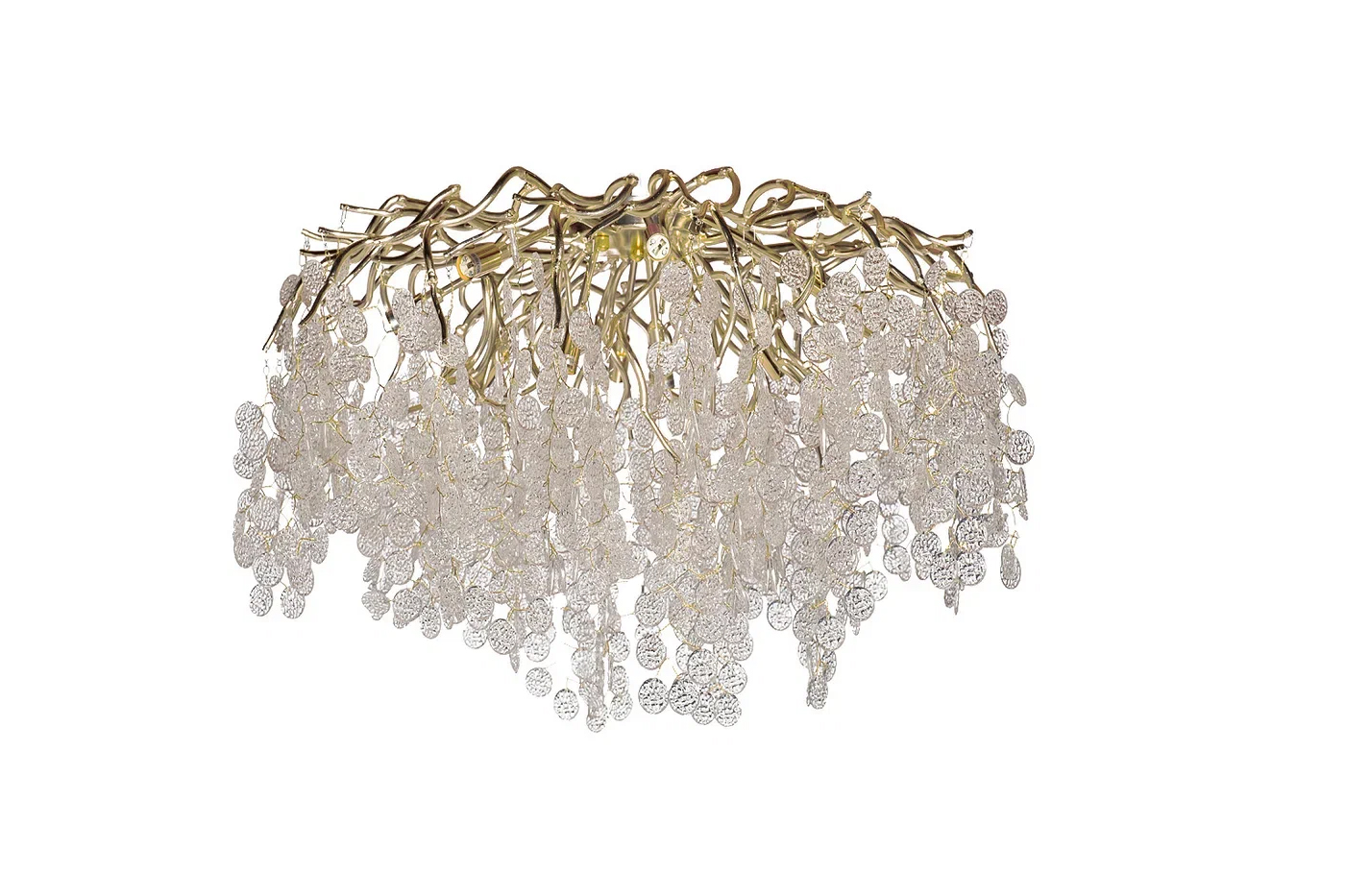 Люстра круглая золото Garda Decor 86-90186