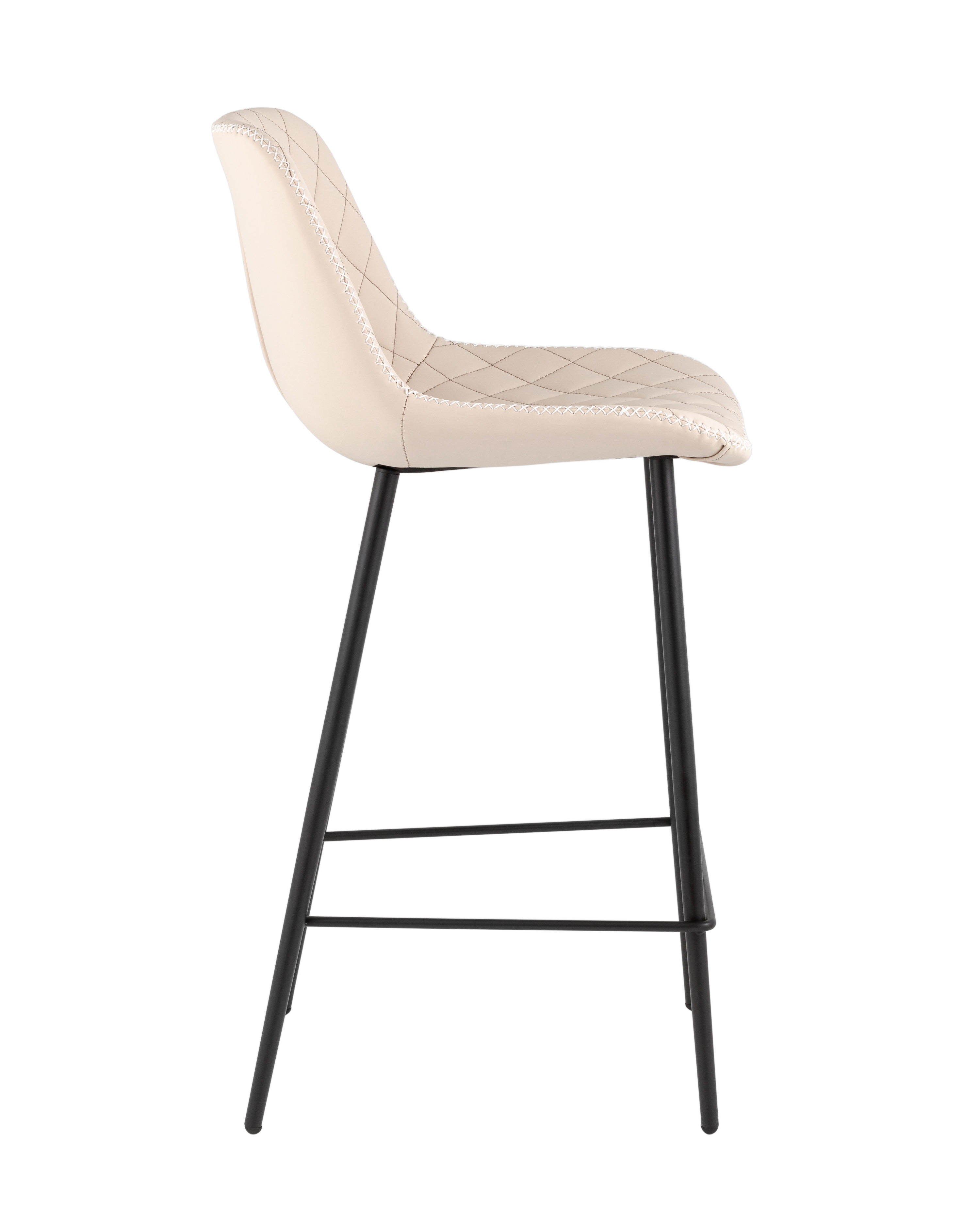 Стул барный Arch экокожа светло-серый Stool Group