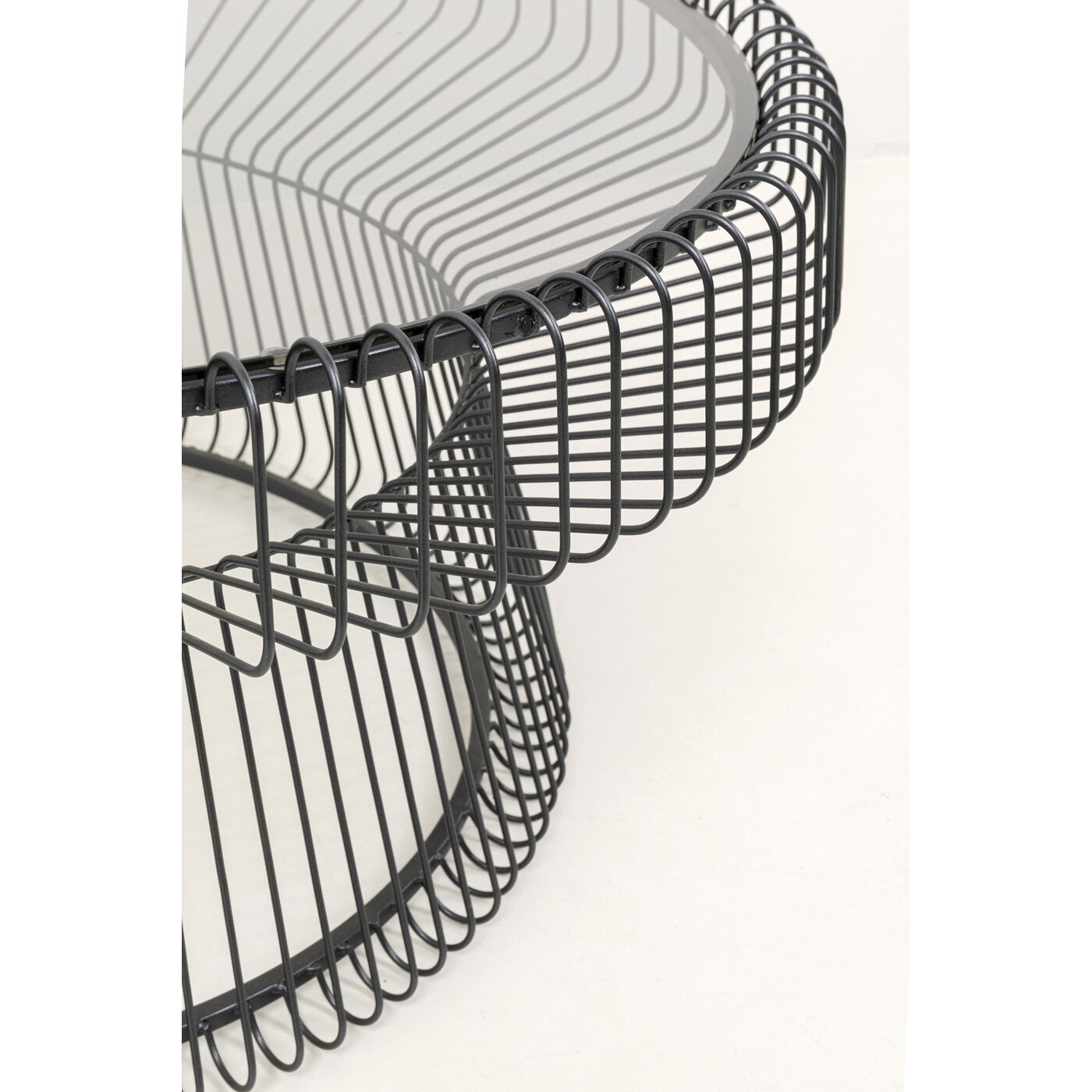 Стол кофейный Lisboa Black Ø86cm KARE 70154