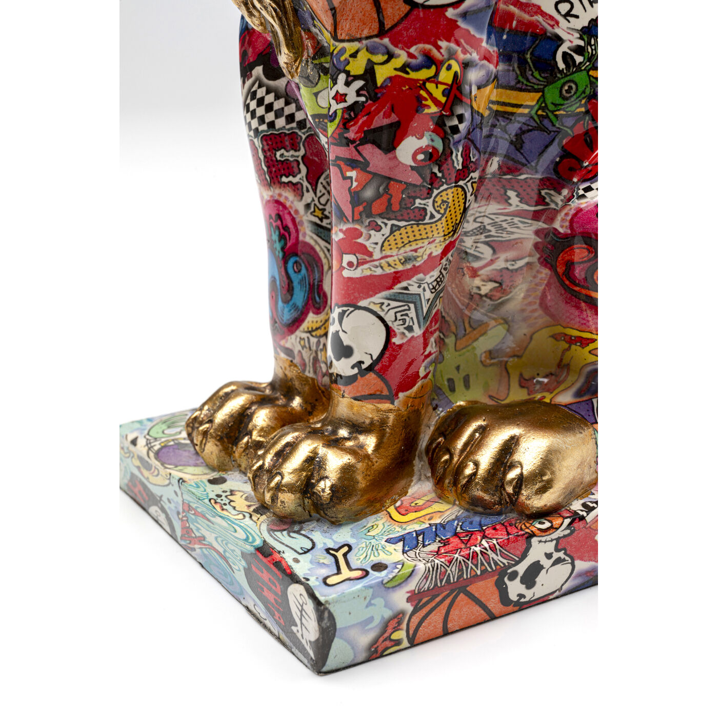 Фигура декоративная Graffiti King Lion 29cm KARE 56922